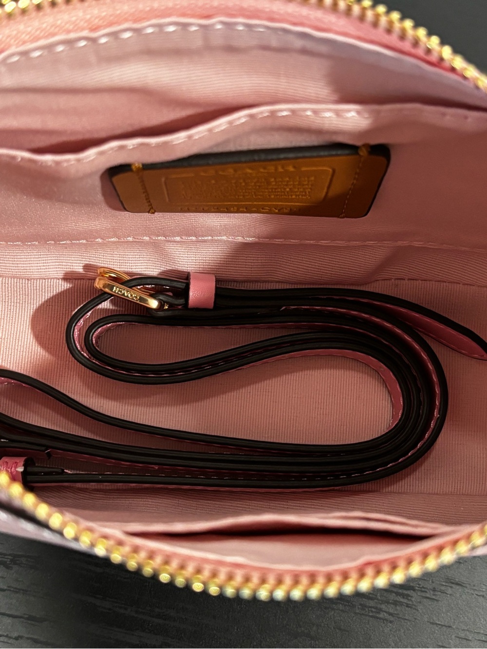 Coach Pink Signature Teri Shoulder Bag - Picture 8 of 9